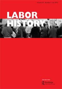 Cover of "Labor History" Journal