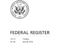 Image of Cover of Federal Register